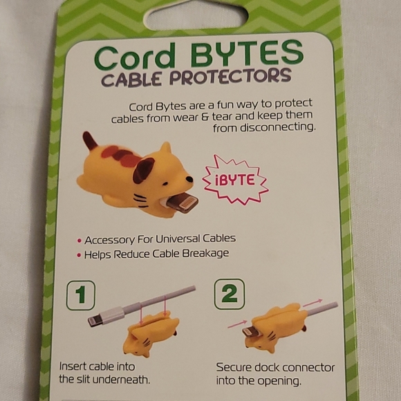 NEW Cord Bytes Cable Protectors & 4 Pc Cable Ties - Picture 3 of 15